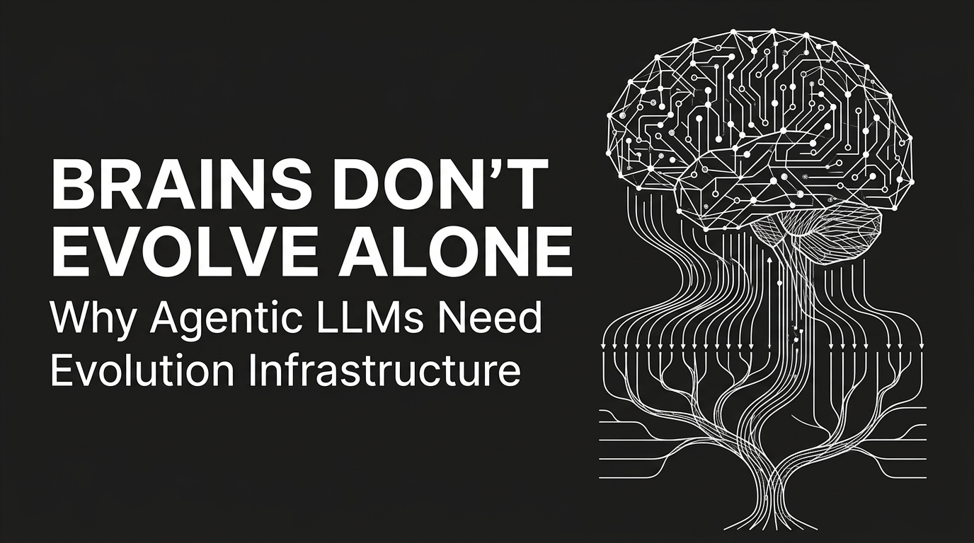 Brains Don't Evolve Alone