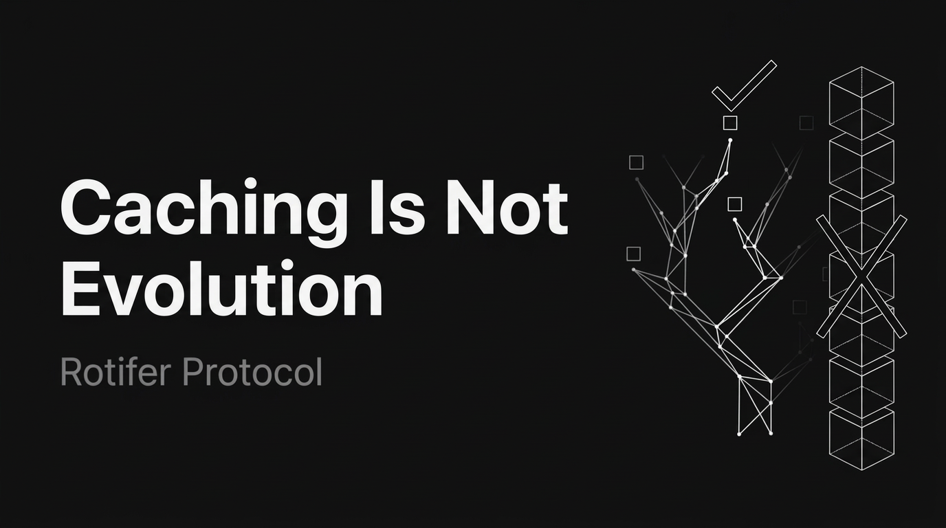 所有人都说「自进化」——但选择压力在哪里？