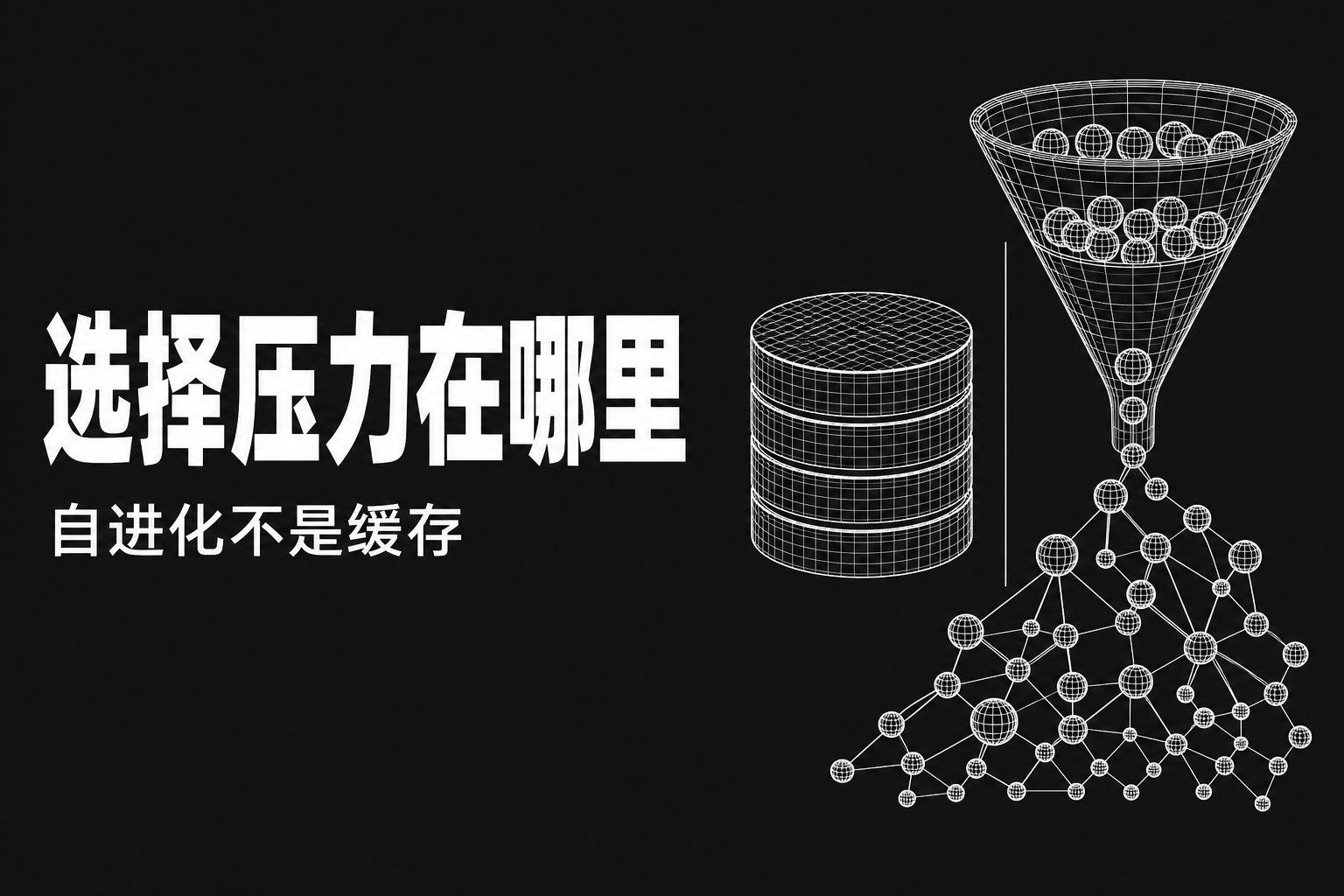所有人都说「自进化」——但选择压力在哪里？