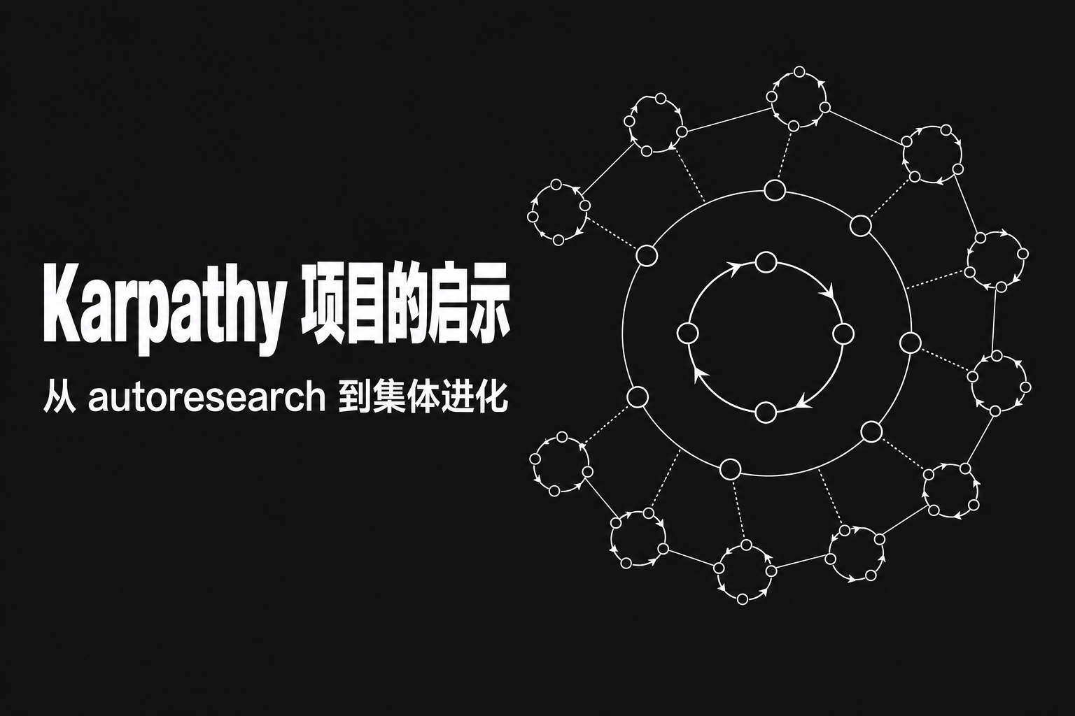从 autoresearch 到集体进化：Karpathy 项目揭示了 AI Agent 的下一步