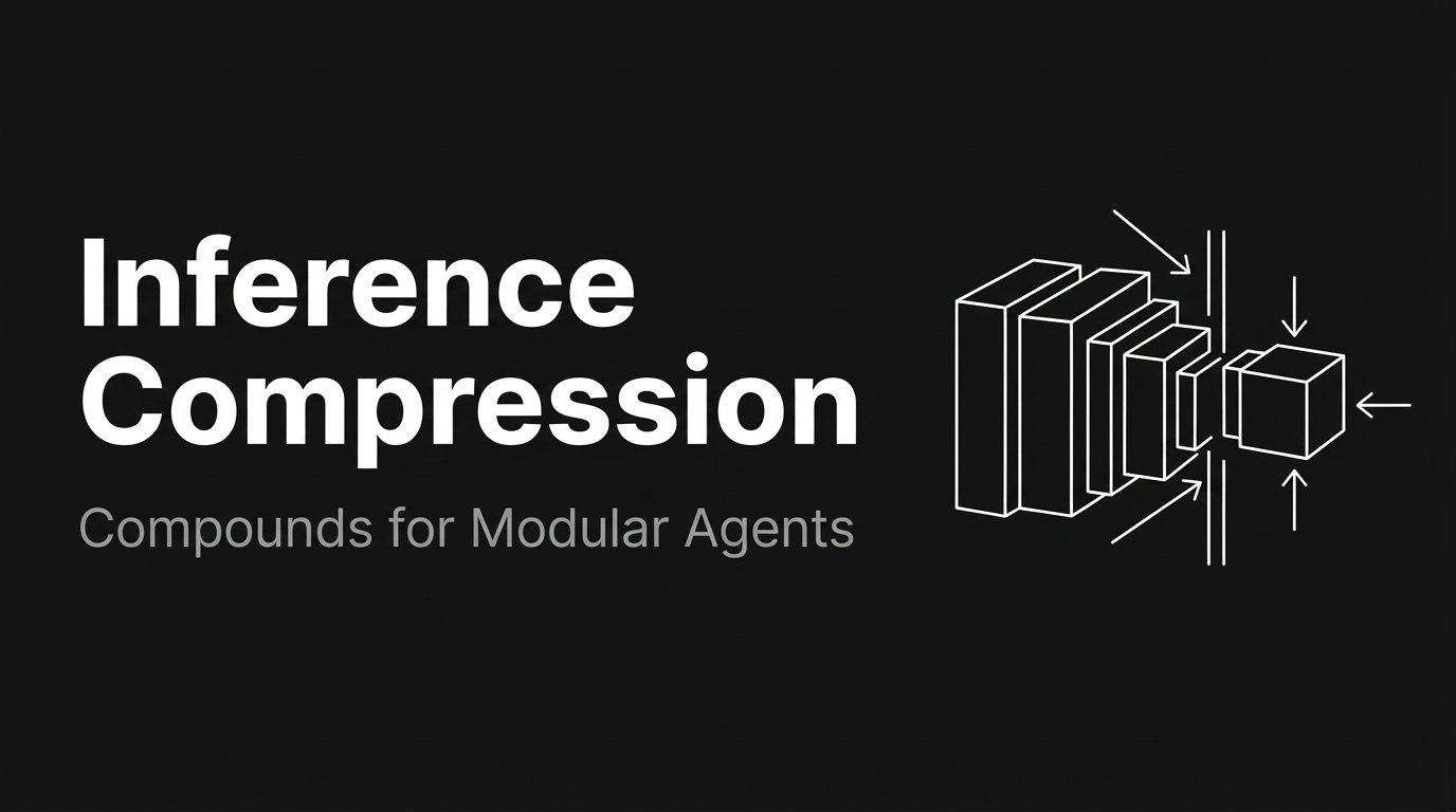 为什么推理压缩对模块化 Agent 有复利效应