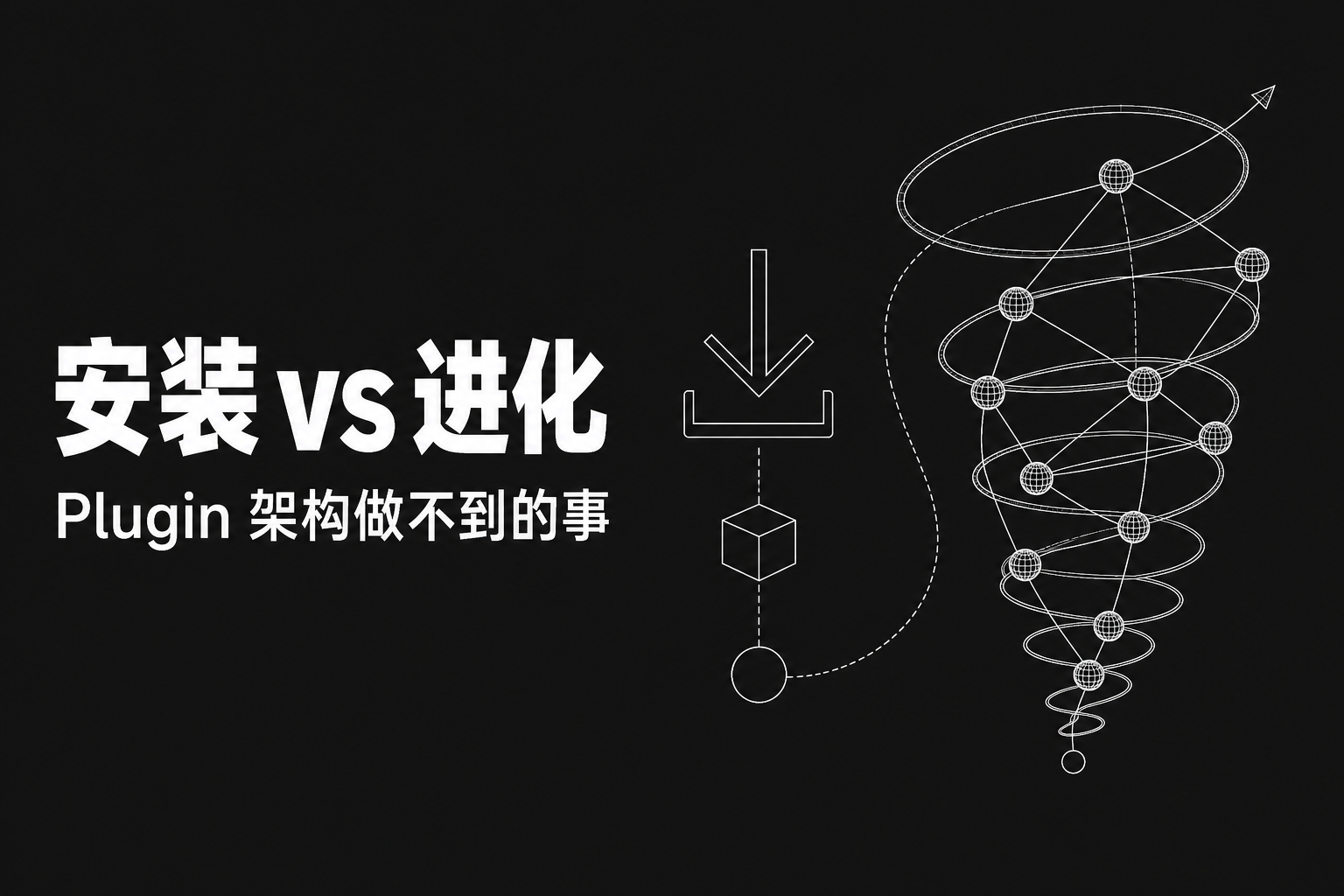 安装 vs 进化：Plugin 架构做不到的事