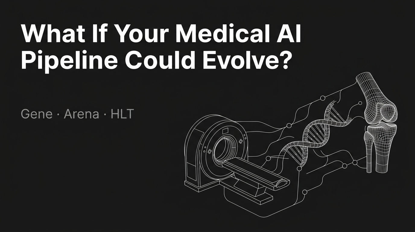 What If Your Medical AI Pipeline Could Evolve?