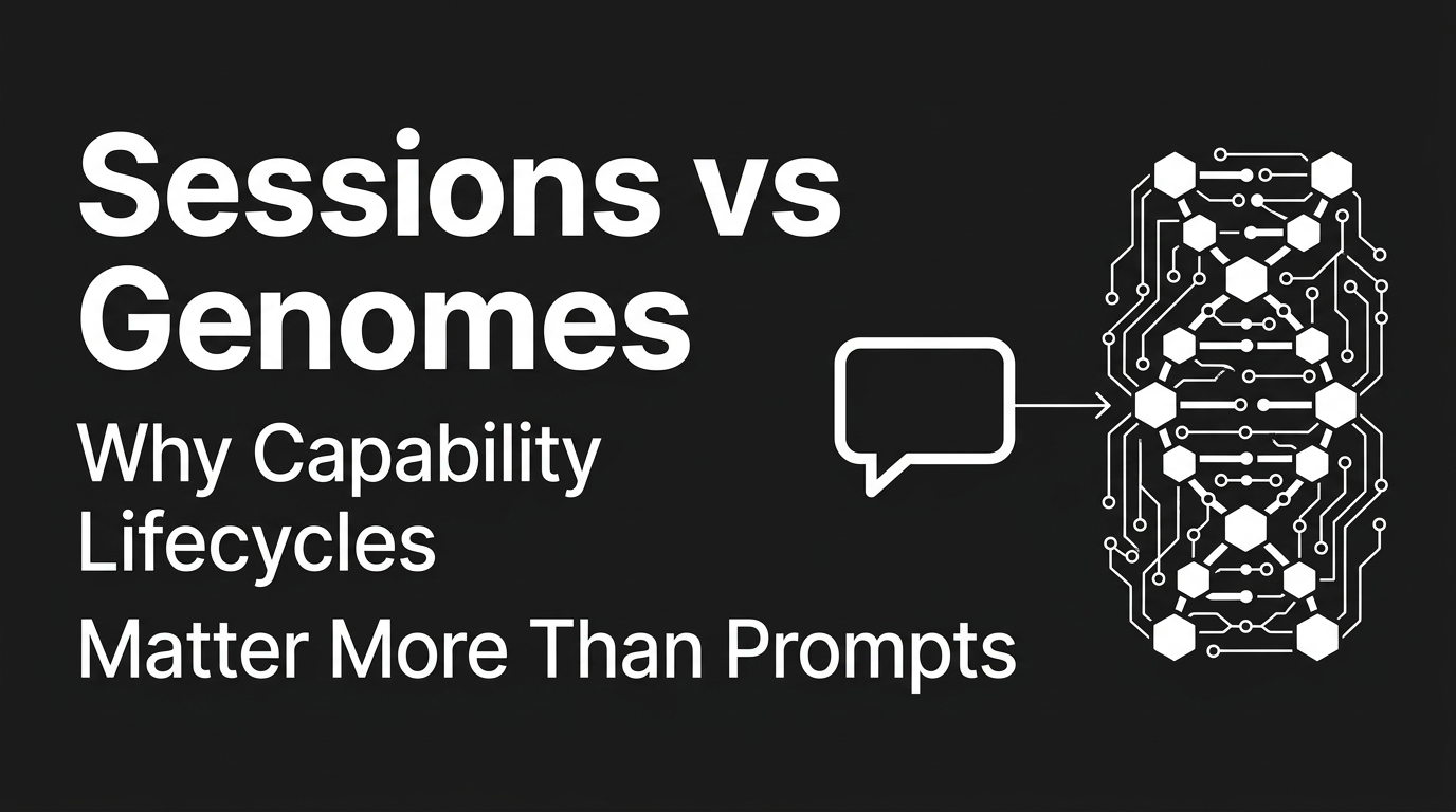 Most AI Agents Are Sessions. Rotifer Agents Are Executable Genomes.