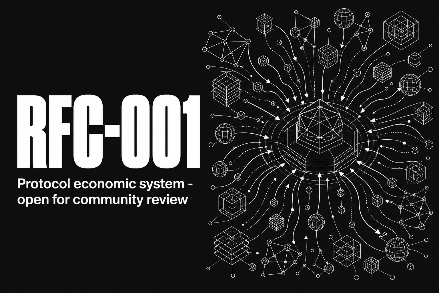 RFC-001 Is Open: Defining the Economic System of an Evolution Protocol