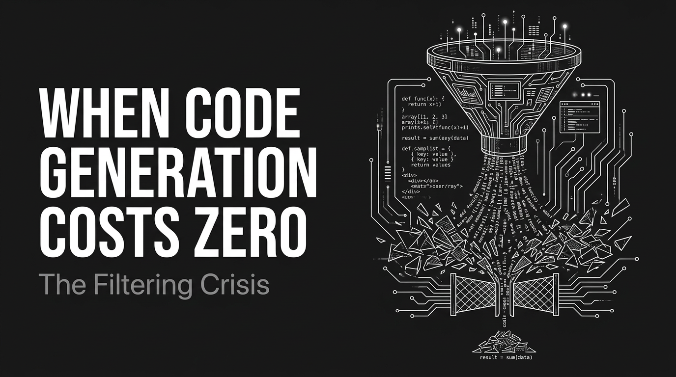 当代码生成成本趋零